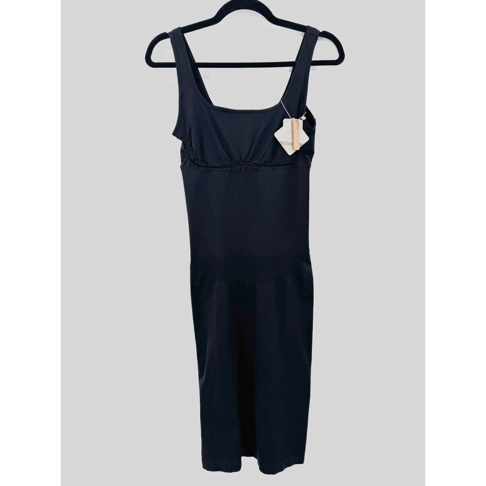 NWT SHAPELLX Black Slip Dress Shapewear Size M/L Medium Large